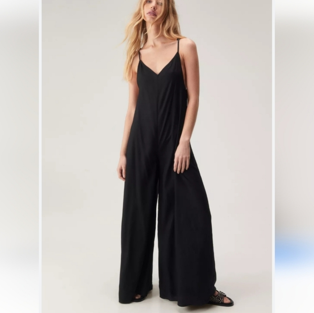 Strappy Wide Leg Jumpsuit